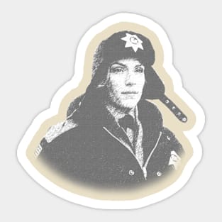 Woman Soldier Sticker